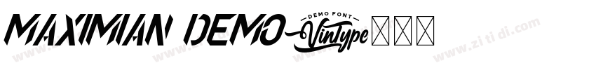 Maximian Demo字体转换